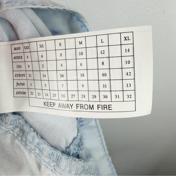 NWT One by One Teaspoon Coco Luxe Harem Pants Faded Grunge Blue Women's Size XS - Picture 10 of 15